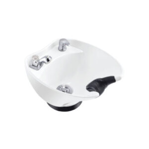 White Sink with Accessories
